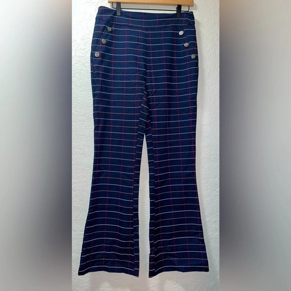 Women's Ava & Grace Navy Blue Pants - Picture 1 of 10